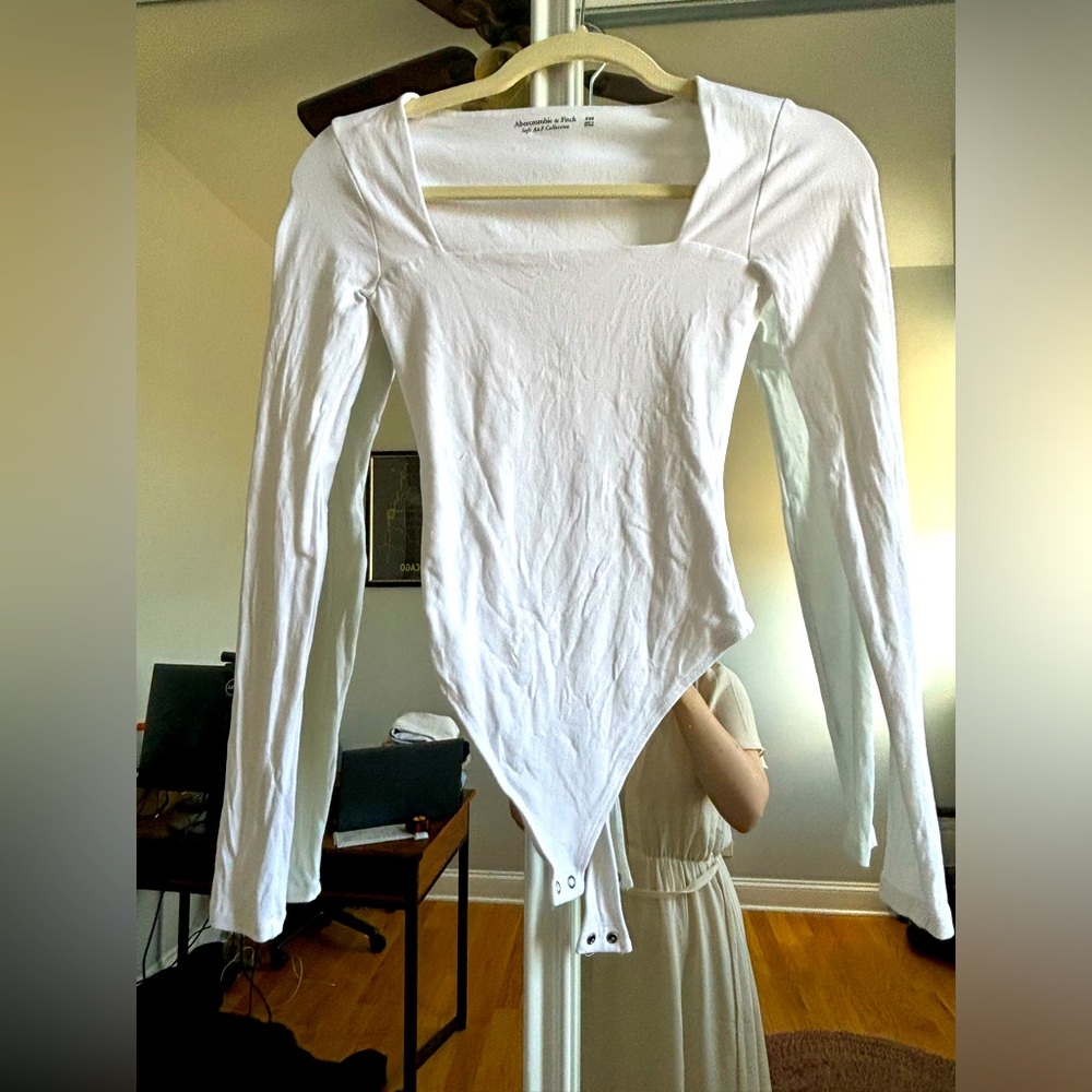 Abercrombie square neck bodysuit